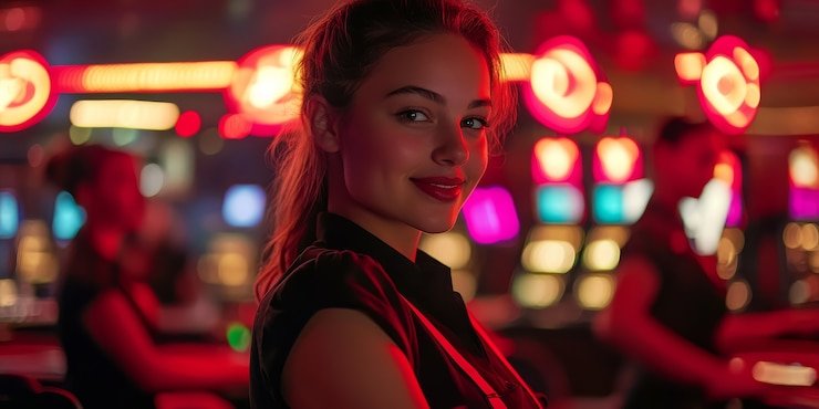 Pengguna smartphone menikmati live casino dengan streaming lancar dan interaksi dealer real-time